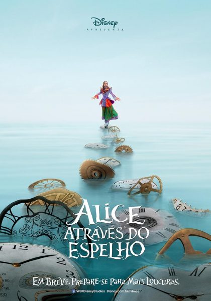 Disney libera primeiros pôsteres de ‘Alice Através do Espelho’, confira!