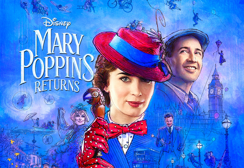 Disney divulga trailer mágico de ‘O Retorno de Mary Poppins’