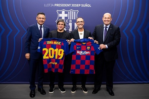 Sony Music e Barcelona FC se unem para a criação de experiências de entretenimento