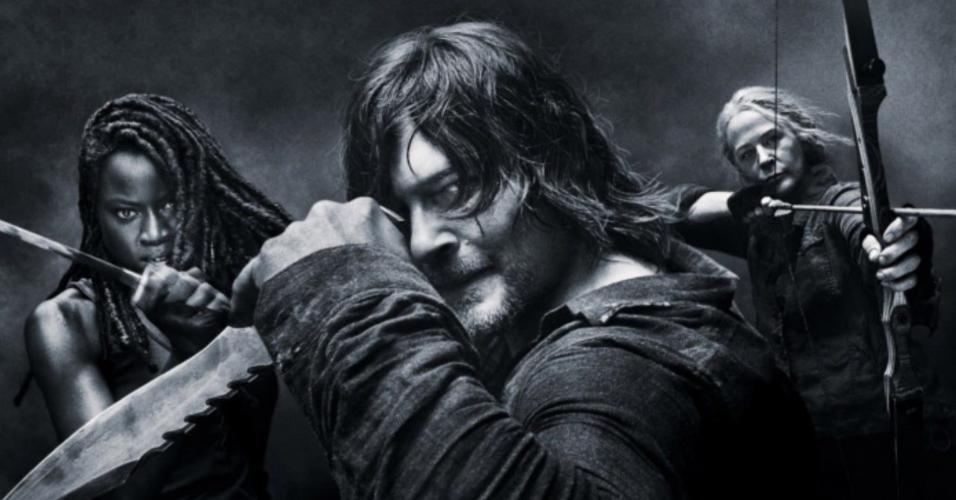 Daryl é o destaque no cartaz da 10ª temporada de ‘The Walking Dead’