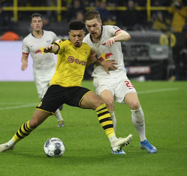RB Leipzig reage, empata com Dortmund e segue na liderança do Alemão