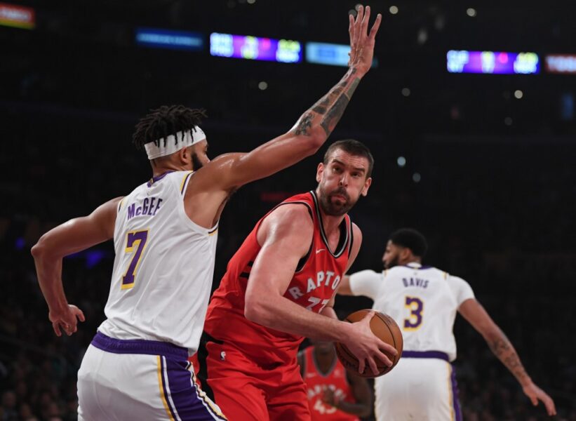Raptors vencem clássico com Lakers pela NBA