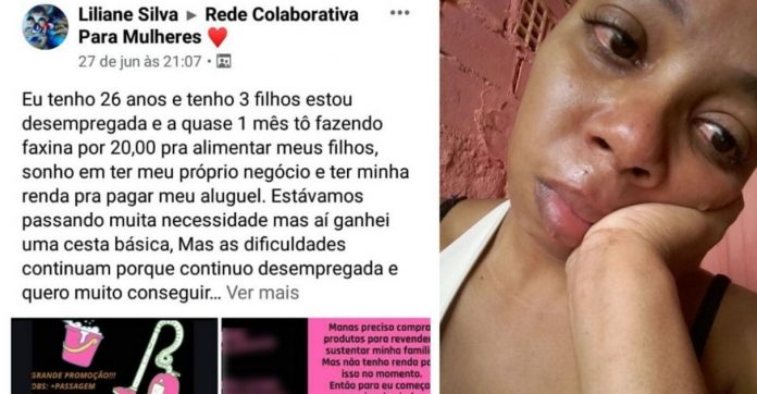 Brasil - Mãe anuncia em grupo faxina por R$ 20 e acaba recebendo mais de R$ 53 mil em ajuda • Portal Guaíra