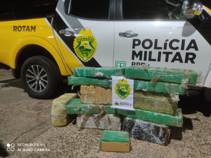 Polícia Rodoviária apreende mais de 150 kg de maconha em Perobal