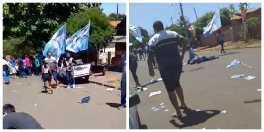 Carro desgovernado atropela nove pessoas em passeata eleitoral no norte do Paraná
