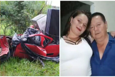 Casal morre em acidente na PR-435, em Congonhinhas