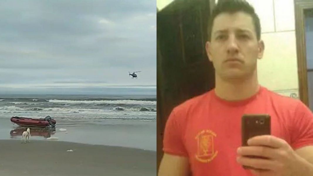 Força-tarefa tenta localizar corpo de bombeiro que morreu afogado em Guaratuba