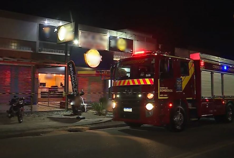 Vazamento de gás causa incêndio em pizzaria de Curitiba