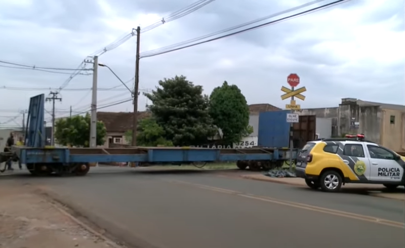 Idoso de 83 anos morre ao ser atropelado por trem em Cambé