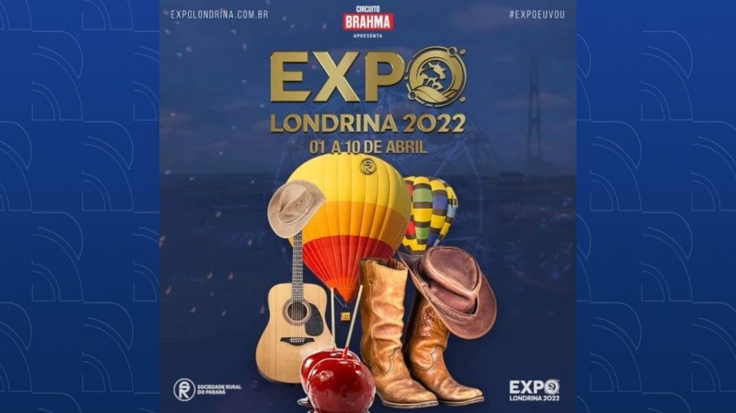 ExpoLondrina ganha cartaz de divulgação e confirma datas para abril de 2022