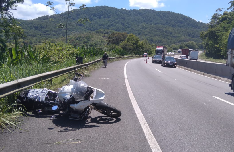 Motociclista morre em acidente na BR-277, em Morretes