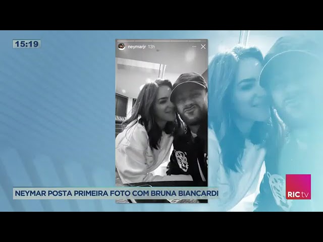 Neymar posta primeira foto com Bruna Biancardi