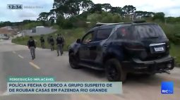 Polícia fecha o cerco a grupo suspeito de de roubar casas em Fazenda Rio Grande