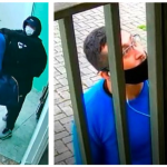 Polícia divulga imagens de homens que arrombaram e furtaram apartamento em Curitiba