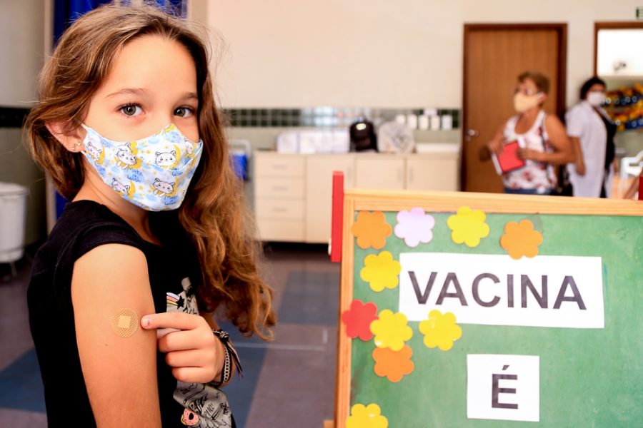 Maringá vacina crianças de 6 anos contra o coronavírus nesta quinta