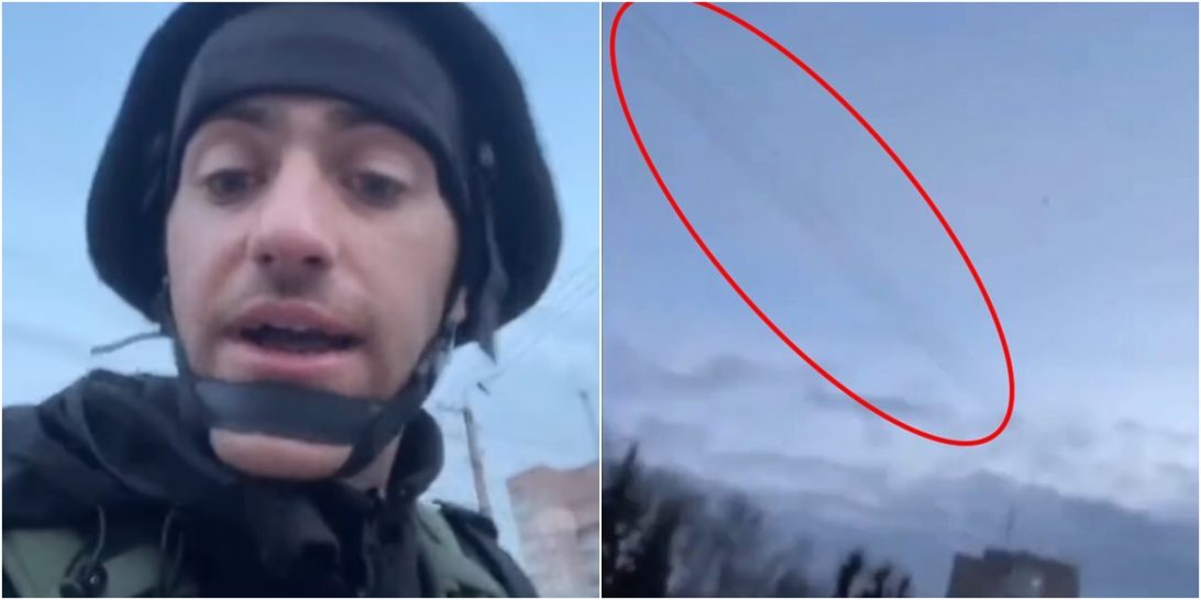 VÍDEO: Jornalista filma míssil sobrevoando céu da Ucrânia: “Não posso acreditar”