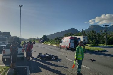 Acidentes com vítimas interrompem trânsito na BR-277, em Morretes e São José dos Pinhais