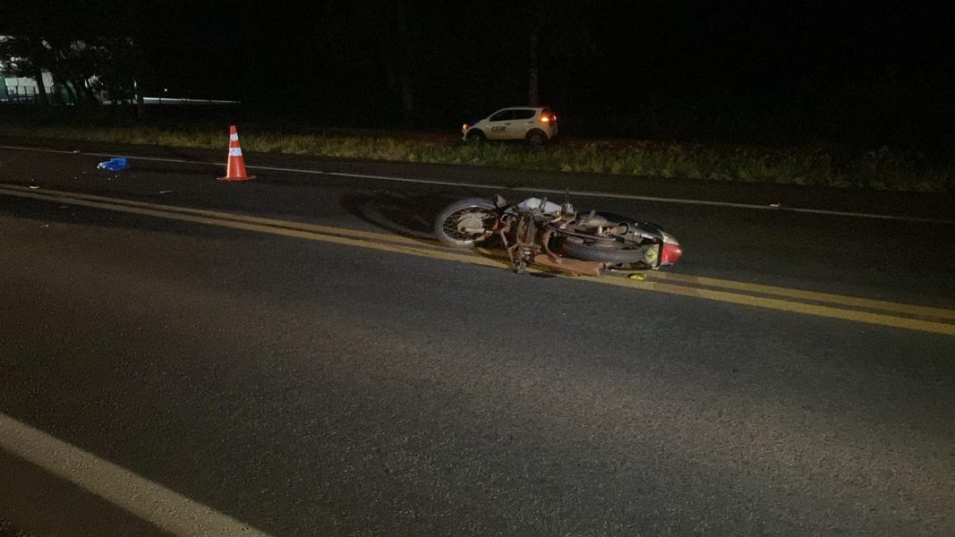 Motociclista morre após ser atingido por outra moto na BR-277, no oeste do PR