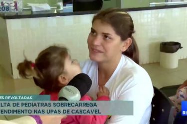 Falta de pediatras sobrecarrega atendimento nas UPAS de Cascavel