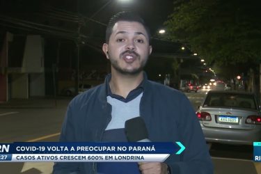Covid-19 volta a preocupar no Paraná; casos ativos crescem 600% em Londrina