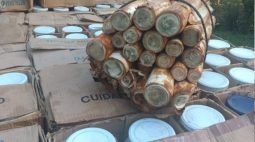 Três toneladas de palmito são apreendidas em fábrica clandestina em Guaraqueçaba