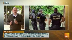 Paraguaio que estava foragido no Brasil é preso pela PF, ele sequestrou e matou