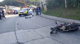 Motociclista morre após colidir com caminhão em Itaperuçu