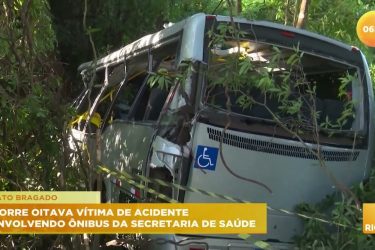 Morre oitava vítima de acidente envolvendo ônibus da Secretaria de Saúde