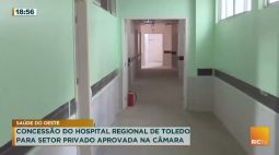 Concessão do Hospital Regional de Toledo para setor privado aprovada na câmera