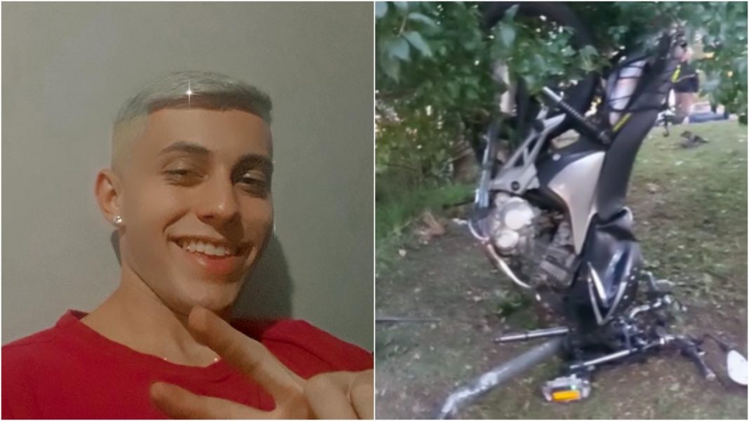 Jovem morre ao bater moto contra grade da Praça do Japão e ser arremessado, em Curitiba