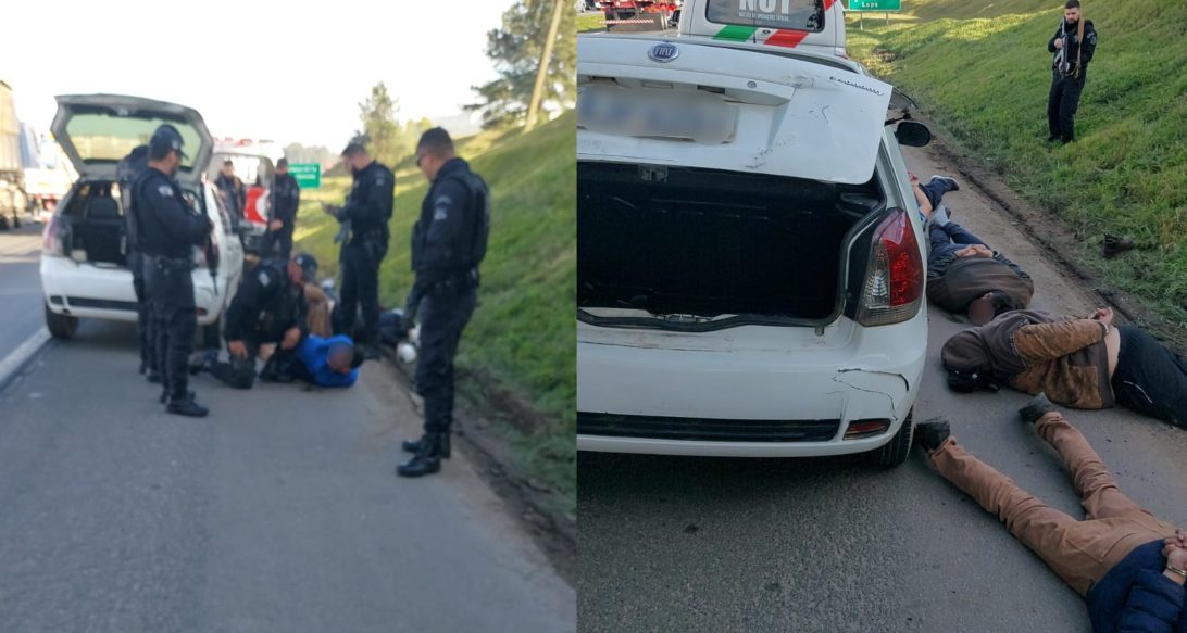 Caminhoneiro alerta e motorista sequestrado é salvo pela polícia, em SJP