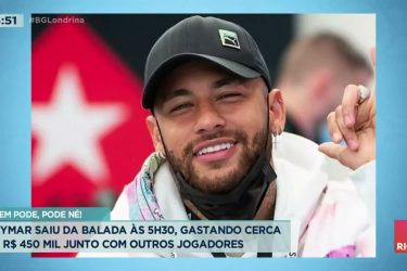 Neymar saiu na noitada com os amigos e gastou mais de R$450 mil