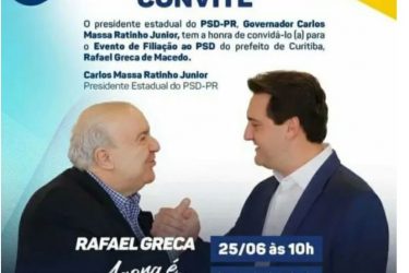 Rafael Greca vai pro PSD