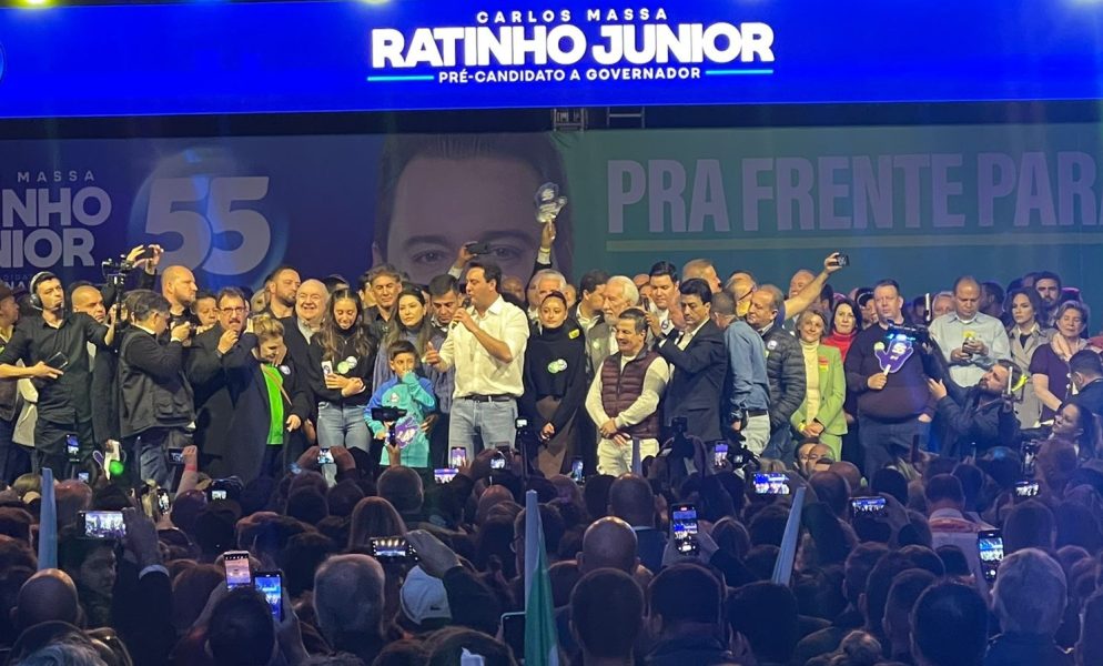 Ratinho Jr declara apoio a Paulo Martins na disputa pelo Senado