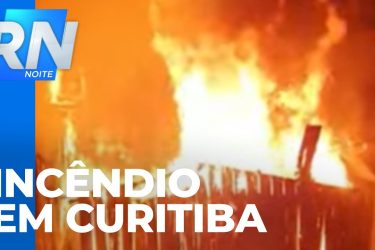 Incêndio destrói casas na Cidade Industrial em Curitiba e não deixa feridos