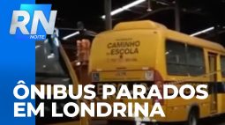Ônibus parados em galpão há sete anos em Londrina