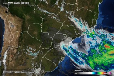 Confira valores de chuva acumulada nas principais cidades do PR após o ciclone