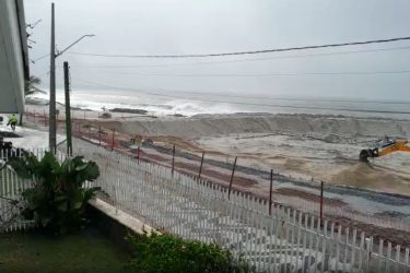 Prefeitura de Matinhos decreta estado de emergência após ciclone