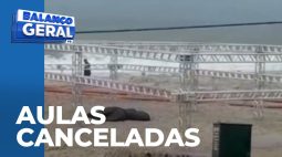 Prefeituras do litoral paranaense suspendem aulas até o fim desta quarta