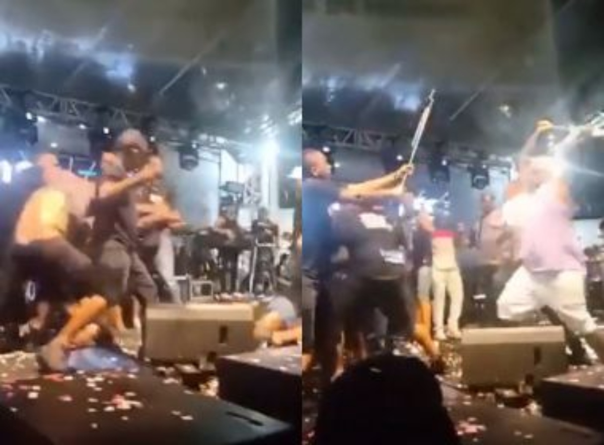 VÍDEO: Psirico e Samba Trator trocam socos e chutes em cima do palco ...